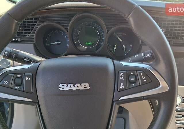 Синий Сааб 9-5, объемом двигателя 2 л и пробегом 201 тыс. км за 13000 $, фото 6 на Automoto.ua