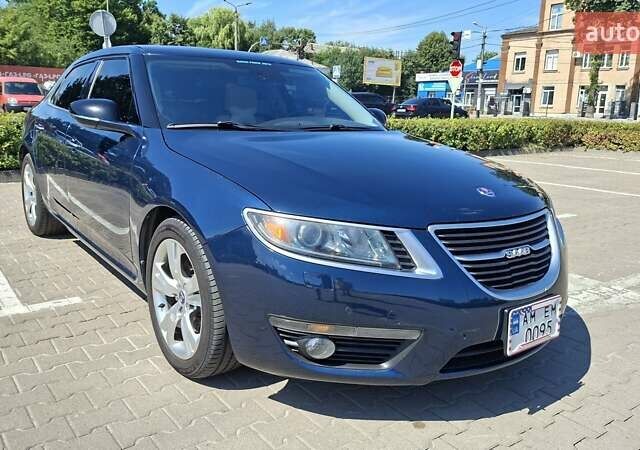 Синий Сааб 9-5, объемом двигателя 2 л и пробегом 201 тыс. км за 13000 $, фото 7 на Automoto.ua