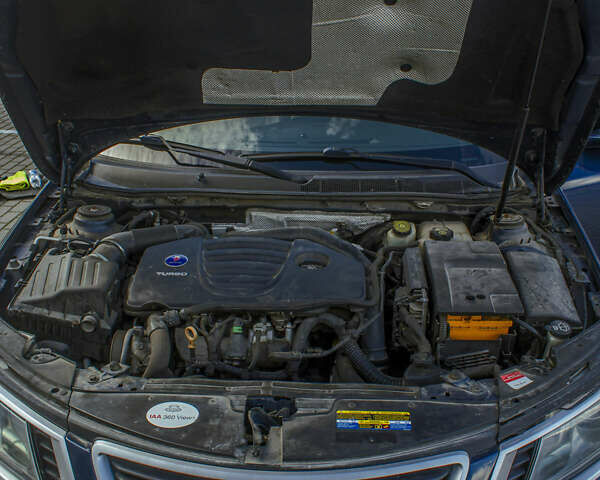 Синий Сааб 9-5, объемом двигателя 2 л и пробегом 235 тыс. км за 10500 $, фото 16 на Automoto.ua