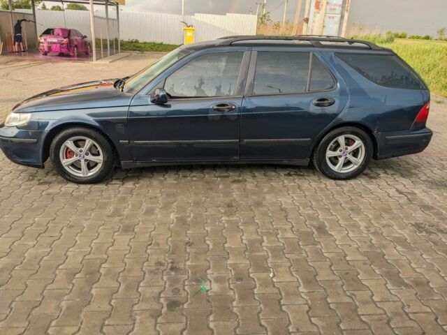 Синий Сааб 9-5, объемом двигателя 2 л и пробегом 480 тыс. км за 2999 $, фото 7 на Automoto.ua