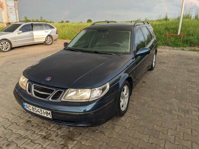 Синий Сааб 9-5, объемом двигателя 2 л и пробегом 480 тыс. км за 2999 $, фото 3 на Automoto.ua