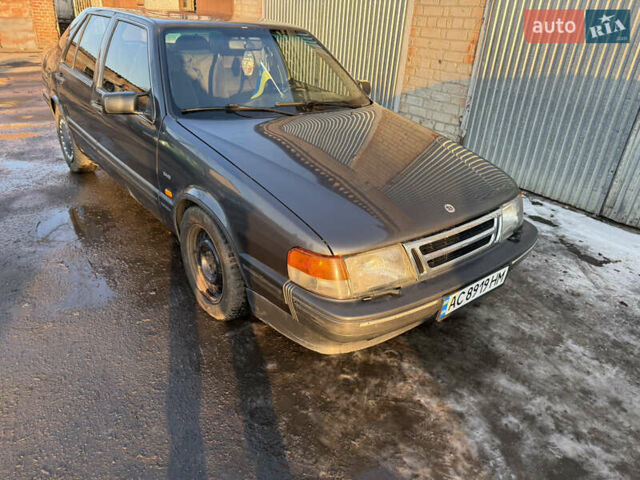 Серый Сааб 9000, объемом двигателя 1.99 л и пробегом 315 тыс. км за 2500 $, фото 4 на Automoto.ua