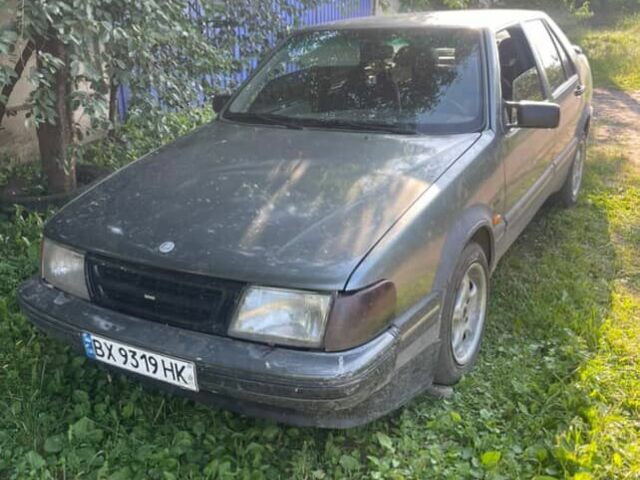 Серый Сааб 9000, объемом двигателя 2 л и пробегом 1 тыс. км за 1300 $, фото 2 на Automoto.ua