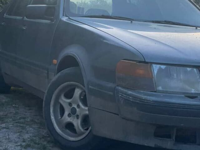 Серый Сааб 9000, объемом двигателя 2 л и пробегом 1 тыс. км за 1300 $, фото 3 на Automoto.ua