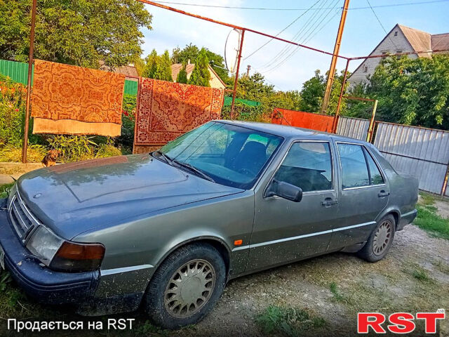 Серый Сааб 9000, объемом двигателя 2 л и пробегом 500 тыс. км за 2000 $, фото 1 на Automoto.ua
