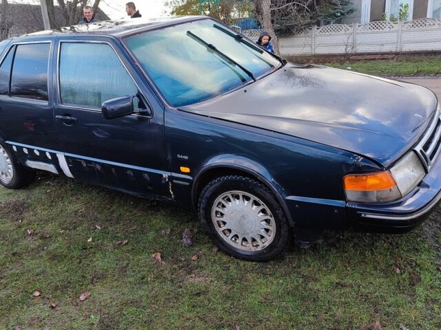 Синий Сааб 9000, объемом двигателя 2 л и пробегом 2 тыс. км за 952 $, фото 2 на Automoto.ua