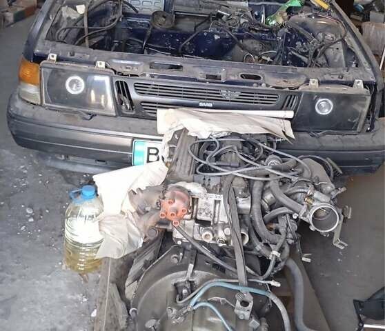 Синий Сааб 9000, объемом двигателя 2 л и пробегом 165 тыс. км за 1850 $, фото 4 на Automoto.ua