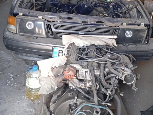 Синий Сааб 9000, объемом двигателя 2 л и пробегом 165 тыс. км за 1850 $, фото 5 на Automoto.ua