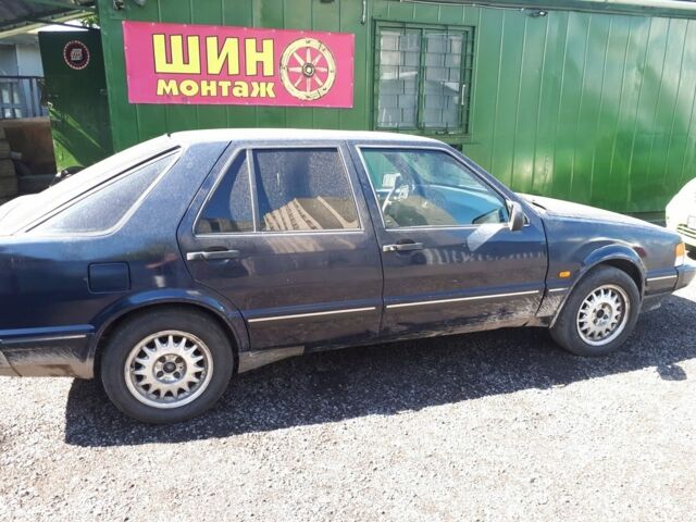 Синий Сааб 9000, объемом двигателя 2 л и пробегом 165 тыс. км за 1850 $, фото 1 на Automoto.ua