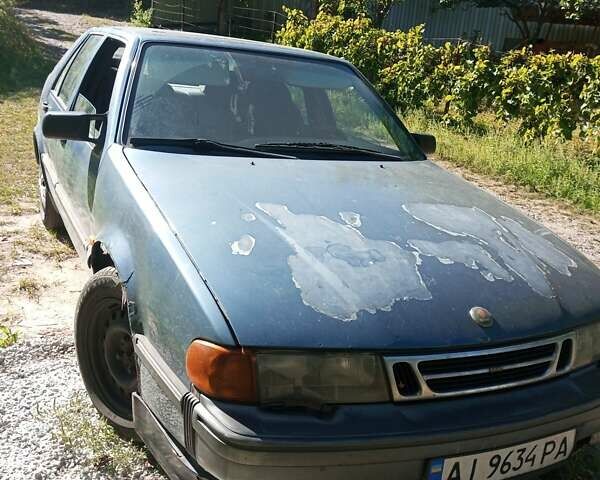 Синий Сааб 9000, объемом двигателя 1.99 л и пробегом 407 тыс. км за 700 $, фото 5 на Automoto.ua
