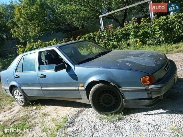 Синий Сааб 9000, объемом двигателя 1.99 л и пробегом 407 тыс. км за 700 $, фото 4 на Automoto.ua