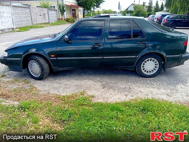 Зеленый Сааб 9000, объемом двигателя 2.3 л и пробегом 250 тыс. км за 2600 $, фото 1 на Automoto.ua