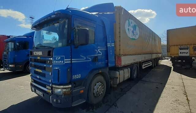 Синий Сканиа 114, объемом двигателя 10.6 л и пробегом 700 тыс. км за 6000 $, фото 2 на Automoto.ua