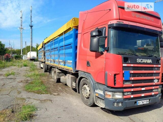 Красный Сканиа 124, объемом двигателя 12 л и пробегом 350 тыс. км за 18000 $, фото 3 на Automoto.ua
