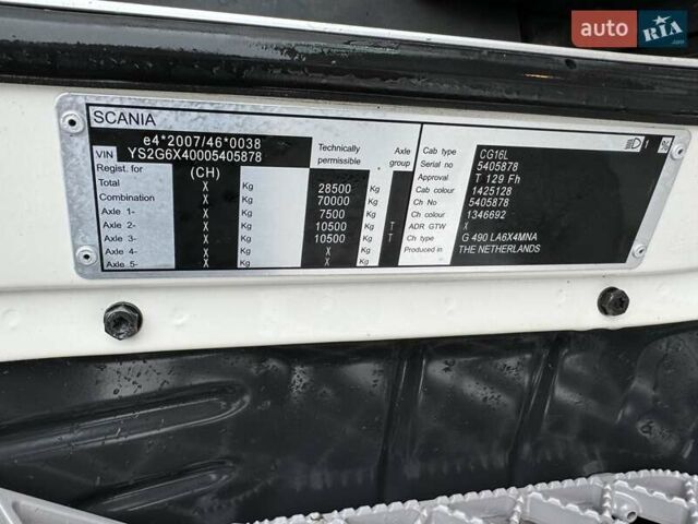 Белый Сканиа G, объемом двигателя 12.74 л и пробегом 45 тыс. км за 63257 $, фото 35 на Automoto.ua