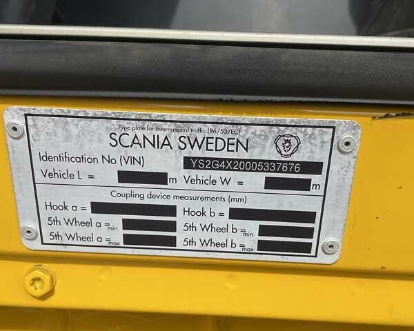 Сканиа G, объемом двигателя 0 л и пробегом 889 тыс. км за 30112 $, фото 12 на Automoto.ua