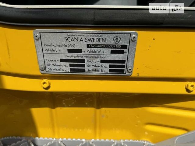 Жовтий Сканіа G, об'ємом двигуна 12.74 л та пробігом 836 тис. км за 35000 $, фото 5 на Automoto.ua