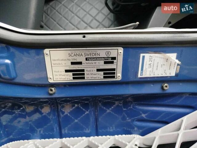 Синий Сканиа G, объемом двигателя 0 л и пробегом 732 тыс. км за 28500 $, фото 24 на Automoto.ua