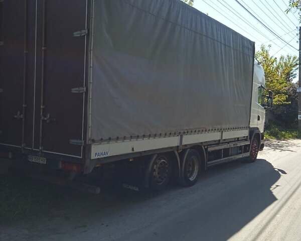 Белый Сканиа Р 124, объемом двигателя 11.7 л и пробегом 335 тыс. км за 14999 $, фото 2 на Automoto.ua
