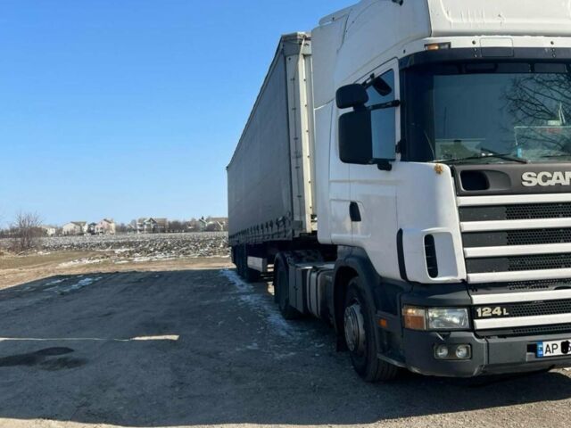 Белый Сканиа Р 124, объемом двигателя 11.7 л и пробегом 421 тыс. км за 14000 $, фото 1 на Automoto.ua