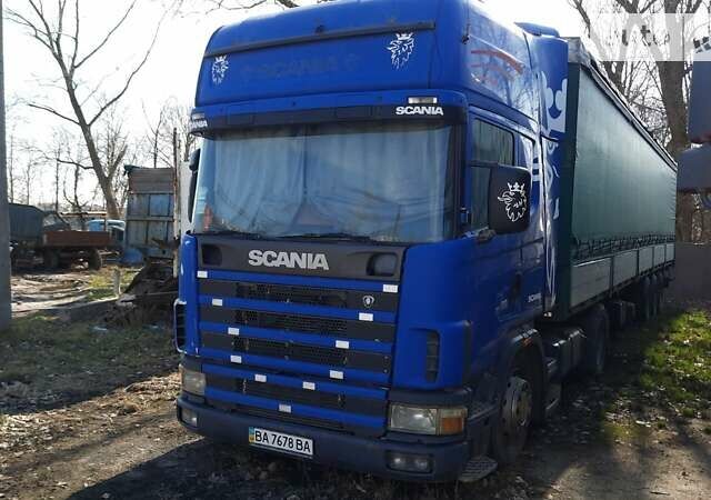 Синий Сканиа Р 124, объемом двигателя 12 л и пробегом 1000 тыс. км за 6700 $, фото 1 на Automoto.ua