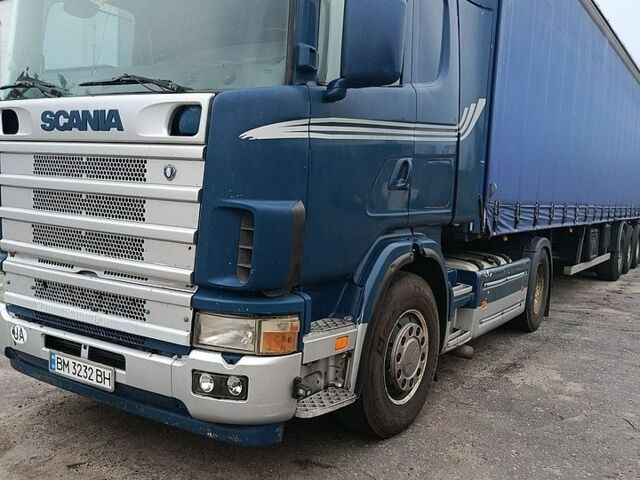 Синий Сканиа Р 124, объемом двигателя 11.7 л и пробегом 1000 тыс. км за 11000 $, фото 2 на Automoto.ua