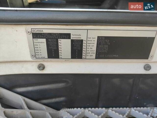 Сканіа Р 400, об'ємом двигуна 12.7 л та пробігом 1 тис. км за 11000 $, фото 8 на Automoto.ua