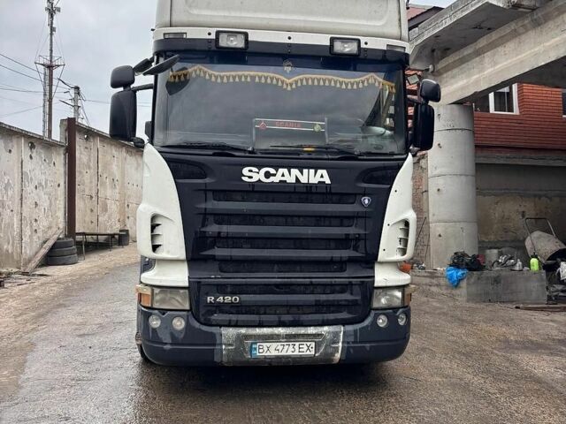 Белый Сканиа Р 420, объемом двигателя 11.71 л и пробегом 113 тыс. км за 13500 $, фото 5 на Automoto.ua