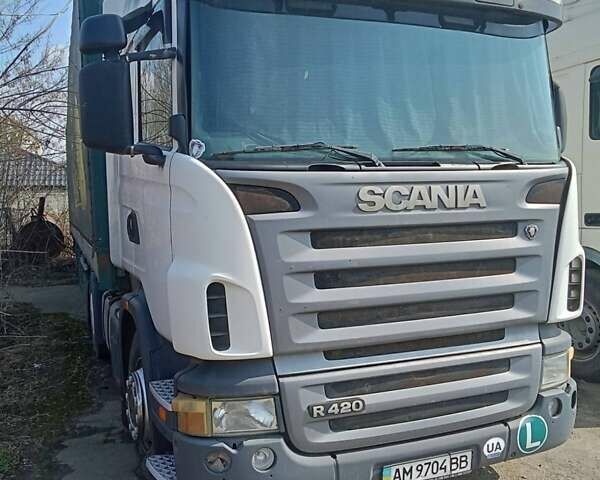 Белый Сканиа Р 420, объемом двигателя 11.71 л и пробегом 965 тыс. км за 16399 $, фото 13 на Automoto.ua
