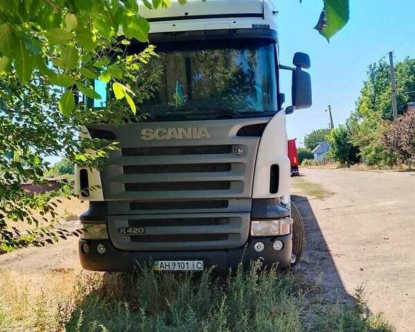 Белый Сканиа Р 420, объемом двигателя 11.71 л и пробегом 2 тыс. км за 8700 $, фото 2 на Automoto.ua