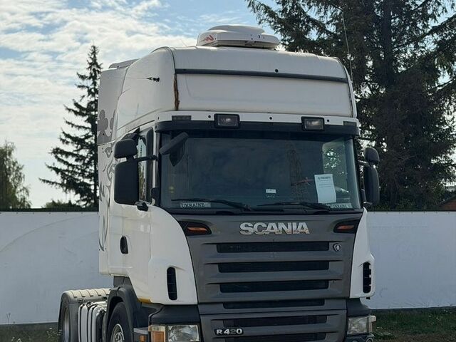 Белый Сканиа Р 420, объемом двигателя 11.71 л и пробегом 1 тыс. км за 12000 $, фото 1 на Automoto.ua
