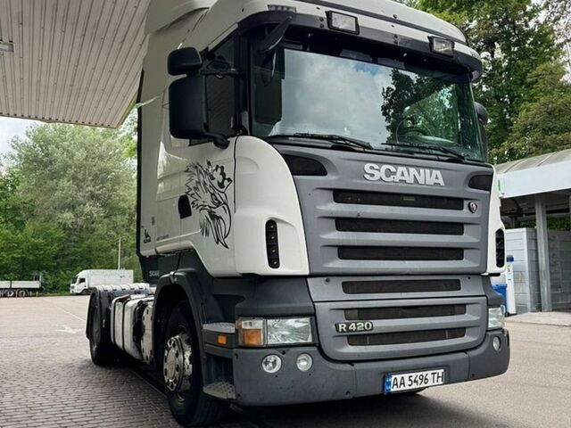 Белый Сканиа Р 420, объемом двигателя 11.71 л и пробегом 2 тыс. км за 9500 $, фото 2 на Automoto.ua