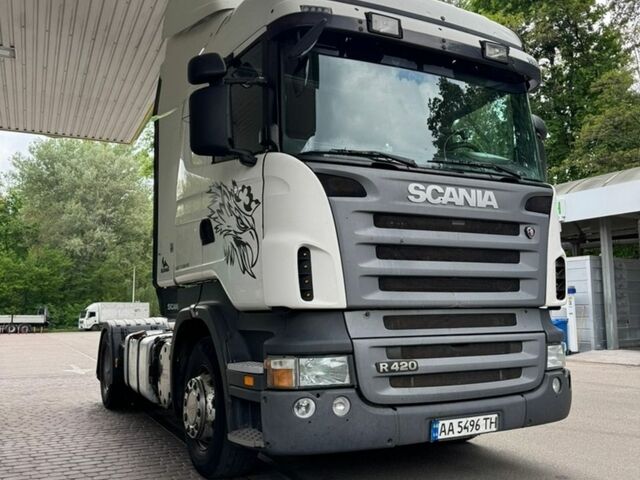 Белый Сканиа Р 420, объемом двигателя 11.71 л и пробегом 2 тыс. км за 9500 $, фото 2 на Automoto.ua