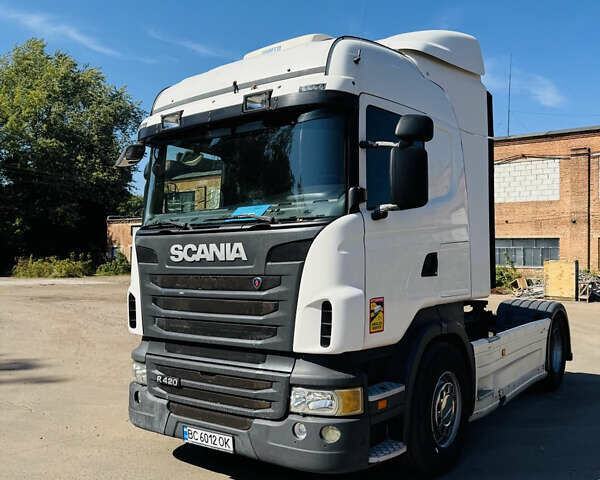 Белый Сканиа Р 420, объемом двигателя 11.7 л и пробегом 1 тыс. км за 12999 $, фото 1 на Automoto.ua
