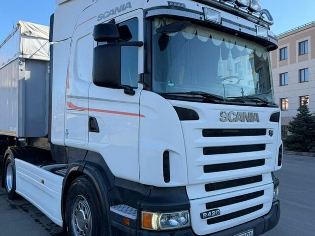 Белый Сканиа Р 420, объемом двигателя 12.7 л и пробегом 1 тыс. км за 34000 $, фото 2 на Automoto.ua