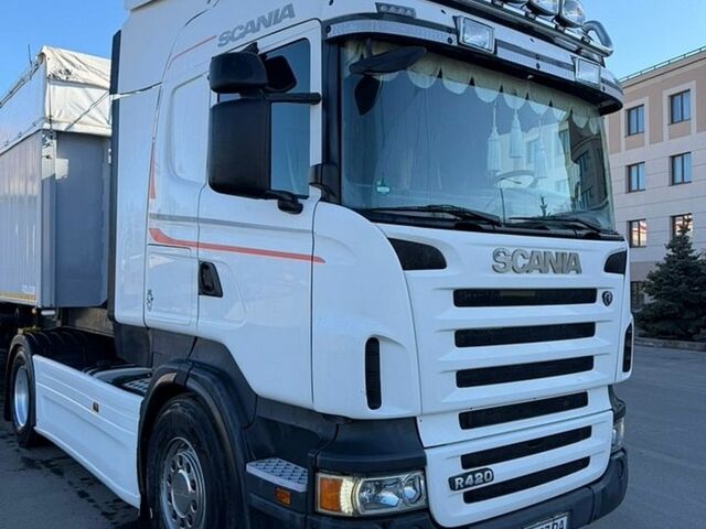 Белый Сканиа Р 420, объемом двигателя 12.7 л и пробегом 1 тыс. км за 35000 $, фото 2 на Automoto.ua