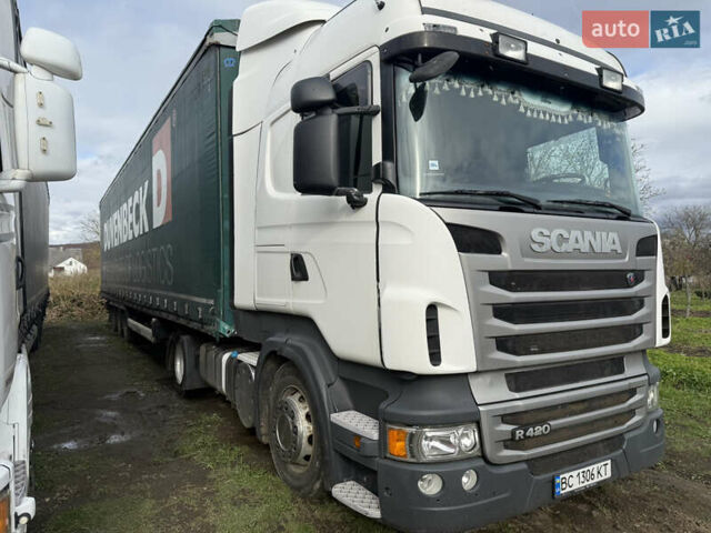 Белый Сканиа Р 420, объемом двигателя 11.7 л и пробегом 780 тыс. км за 22500 $, фото 3 на Automoto.ua