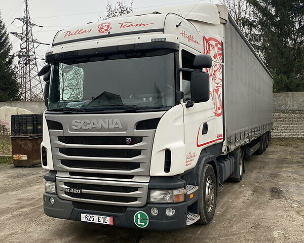 Белый Сканиа Р 420, объемом двигателя 0 л и пробегом 230 тыс. км за 14000 $, фото 2 на Automoto.ua