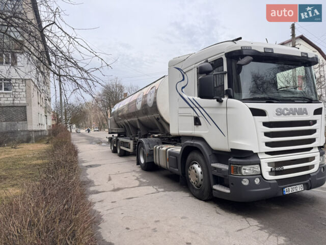 Белый Сканиа Р 420, объемом двигателя 12 л и пробегом 490 тыс. км за 31500 $, фото 1 на Automoto.ua