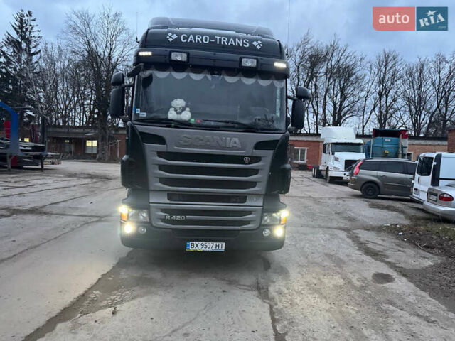Черный Сканиа Р 420, объемом двигателя 12.7 л и пробегом 2 тыс. км за 74000 $, фото 1 на Automoto.ua
