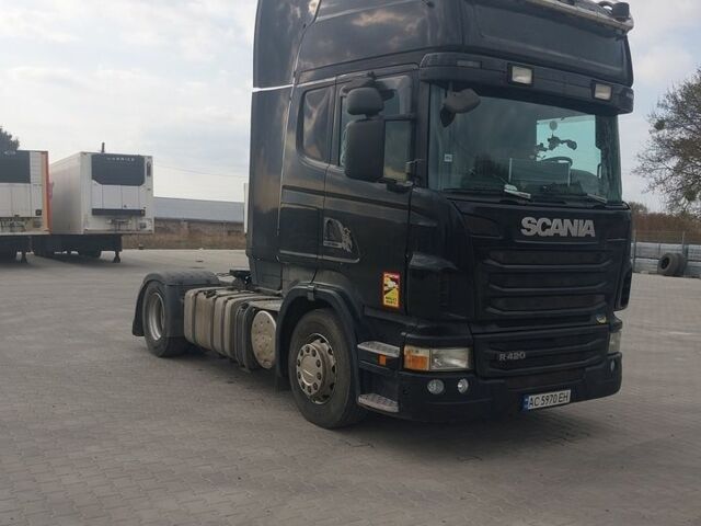 Черный Сканиа Р 420, объемом двигателя 11.71 л и пробегом 2 тыс. км за 15000 $, фото 1 на Automoto.ua
