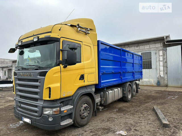 Желтый Сканиа Р 420, объемом двигателя 13 л и пробегом 459 тыс. км за 45000 $, фото 2 на Automoto.ua