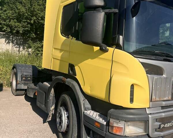 Желтый Сканиа Р 420, объемом двигателя 11.71 л и пробегом 1 тыс. км за 13300 $, фото 5 на Automoto.ua