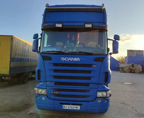 Синий Сканиа Р 420, объемом двигателя 11.71 л и пробегом 111 тыс. км за 15000 $, фото 3 на Automoto.ua