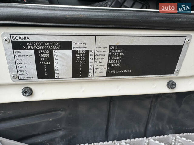 Белый Сканиа R 440, объемом двигателя 0 л и пробегом 1 тыс. км за 18815 $, фото 24 на Automoto.ua