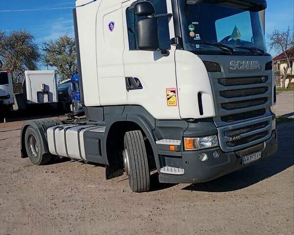 Белый Сканиа R 440, объемом двигателя 12.74 л и пробегом 820 тыс. км за 17000 $, фото 2 на Automoto.ua