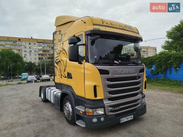 Жовтий Сканіа R 440, об'ємом двигуна 12.74 л та пробігом 1000 тис. км за 13200 $, фото 2 на Automoto.ua