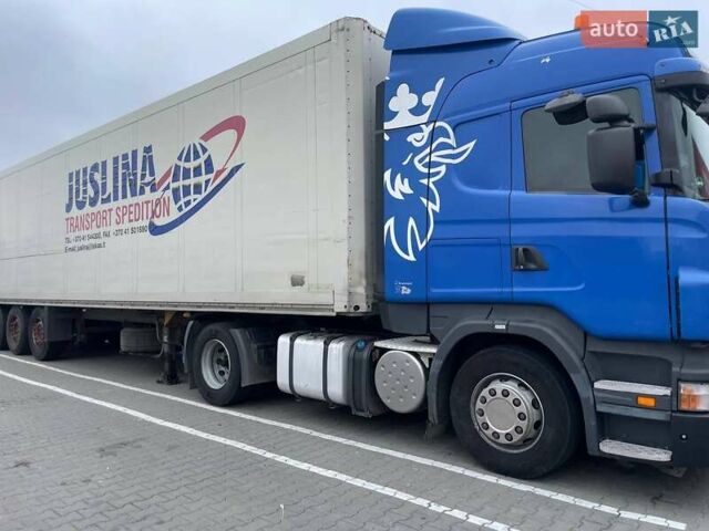 Синий Сканиа R 440, объемом двигателя 13 л и пробегом 300 тыс. км за 25469 $, фото 2 на Automoto.ua