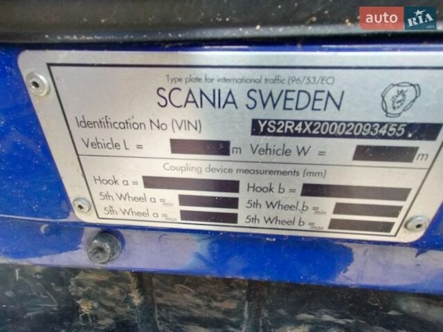 Синий Сканиа R 440, объемом двигателя 12.74 л и пробегом 760 тыс. км за 25000 $, фото 1 на Automoto.ua