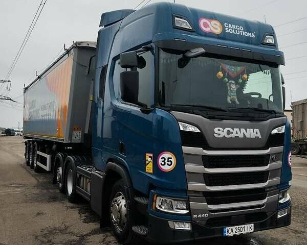 Синій Сканіа R 440, об'ємом двигуна 12.74 л та пробігом 150 тис. км за 94890 $, фото 2 на Automoto.ua